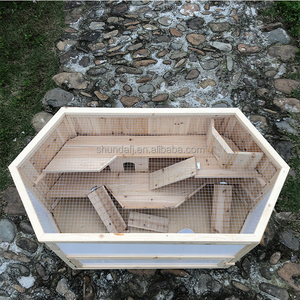 Luxury Custom Wooden Hamster Eco-Friendly Powder-Coated <b>Carrier</b> 10KG 50LB Capacity Boxed for Small Animals & Hamsters - Product Image 3