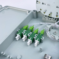 Jaringan FTTH IP65 2 4 6 8 Serat Optik PLC Splitter Pigtail ODB FDB Kotak Distribusi Terminal Odp 8 Core