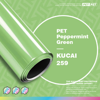KUCAI 1,52*17 mètres Film Vinyle Adhésif Brillant Vert Menthe pour Voiture Matériau de Recouvrement Intérieur Véhicule Prix