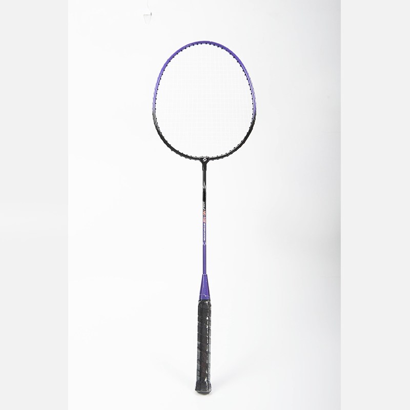 Customized Professional Iron Alloy Badminton Racket Set Fully Covering PU Sports Grips Soft and Hard Shuttles for Attack
