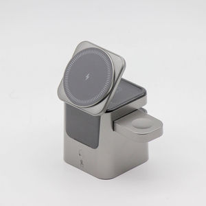 Estación de Carga Inalámbrica 3 en 1 de 15w, Cargador Inalámbrico Plegable en Forma de Cubo Giratorio, Soporte de Carga Magnética para iPhone - Product Image 4