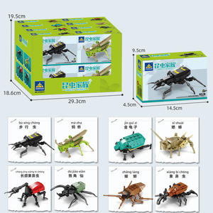 KAZI KY80041 Mini Série Insectes : Grasse-pierre, Licorne, Scarabée – Adorables Petits Animaux à Assembler – Jouets et Kits de Construction pour Enfants – Cadeau Idéal - Product Image 6