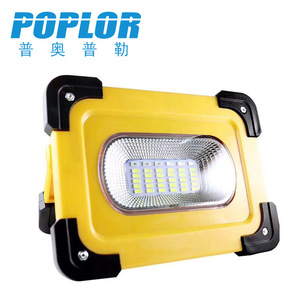 ไฟสปอร์ตไลท์ LED Poplor 30W ชิป COB ควบคุมด้วยระบบสัมผัส พกพาสะดวก กันน้ำ สำหรับใช้งานกลางแจ้ง - Product Image 1
