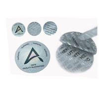 Kustom tren baru stiker laser holografik antipemalsuan label untuk produk kelas atas