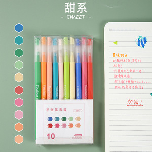 Ensemble de stylos <span class=keywords><strong>à</strong></span> <span class=keywords><strong>pointe</strong></span> <span class=keywords><strong>fine</strong></span> en <span class=keywords><strong>feutre</strong></span> de 10 couleurs (0.4mm), stylos colorés pour la journalisation, les cahiers, les planificateurs, les calendriers et le dessin - Product Image 6