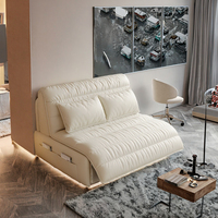 Canapé-lit électrique multifonctionnel moderne avec télécommande sans fil, portable, simple ou double, pliable, pour salon et bureau