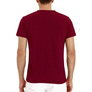 Camiseta de Verano para Hombre, Corte Ajustado, con Logotipo Personalizado, al por Mayor, Estilo Europeo y Americano, Manga Corta, Poliéster/Algodón - Product Image 4