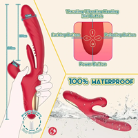 Heiz funktion Schub dildo vibrator Sexspielzeug für Erwachsene Klitoris stimulator Pulsieren Saugen G-Punkt Kaninchen Vibrator für Frauen