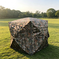 Observation des oiseaux 270 °   Tente de camouflage transparente pour la chasse, tente pop-up imperméable pour le camping en plein air