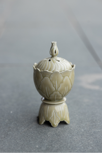 ธูปหอมเซรามิกลายใบตอง - Product Image 4