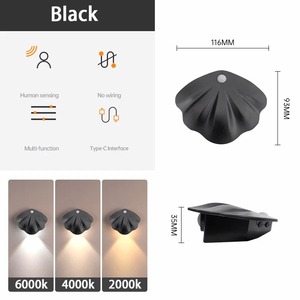 Nueva Lámpara de Pared Interior Magnética sin Cables, Lámpara con Número de Casa, Lámpara LED Inteligente Recargable con Sensor de Movimiento, Luz Nocturna - Product Image 1