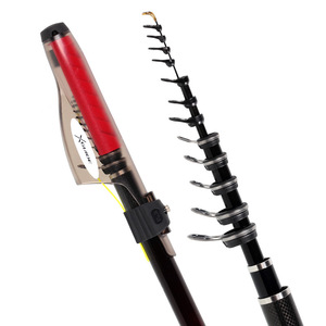 Canne à pêche surfcasting Shimano Fireblood Gure en fibre de carbone rouge, 24 modèles, pour la pêche en eau salée et la pêche sur roche, origine Japon, guides SIC - Product Image 1