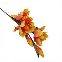 Ensemble de Branches de Fleurs Artificielles en Mousse - Magnolia et Gladiolus Rétro Automne