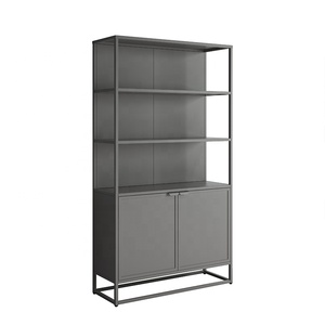 Cinza 3-<span class=keywords><strong>Layer</strong></span> Aparador Buffet Servidor Armário Metal Cozinha Armário Console Mesa para Jantar & Sala de Estar Mobiliário Doméstico - Product Image 2