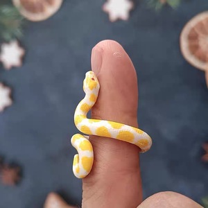 Anillo de Dedo Índice Moderno de Aleación con Diseño Creativo de Serpiente de Boca Abierta, Estilo Nicho Animal, para Hombres y Mujeres - Product Image 4