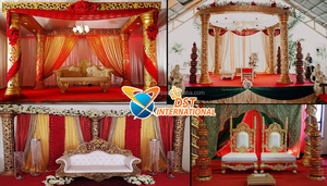 Mandap Chuppah en métal de haute qualité pour les mariages Excellente structure de décorations de mariage - Product Image 3