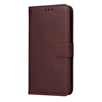 Étui portefeuille magnétique en PU+TPU tendance avec coque de protection antichoc, design de luxe, emplacements pour cartes et mode support pour A05/A05s