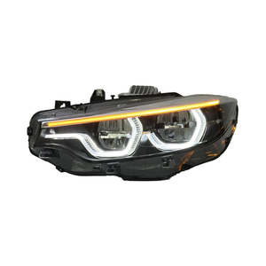 SJC V3 Style Amber Yellow White DRL Ikon Style <strong>LED</strong> <strong>Headlights</strong> for BMW F32 F33 F36 F80 F82 M3 M4 Front Lights 1:1 Style HEADLAMP - Product Image 3