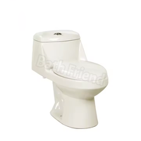 Offre Spéciale : WC Monobloc en Céramique Colorée, Fixation au Sol, Chasse d'Eau par Siphon, pour l'Amérique du Sud
