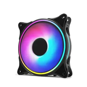 Computer chassis fan Hot Selling Gaming PC Fan RGB cooling Fans 4pin/6pin/3pin RGB 120mm PC Cooling Fan for PC parts