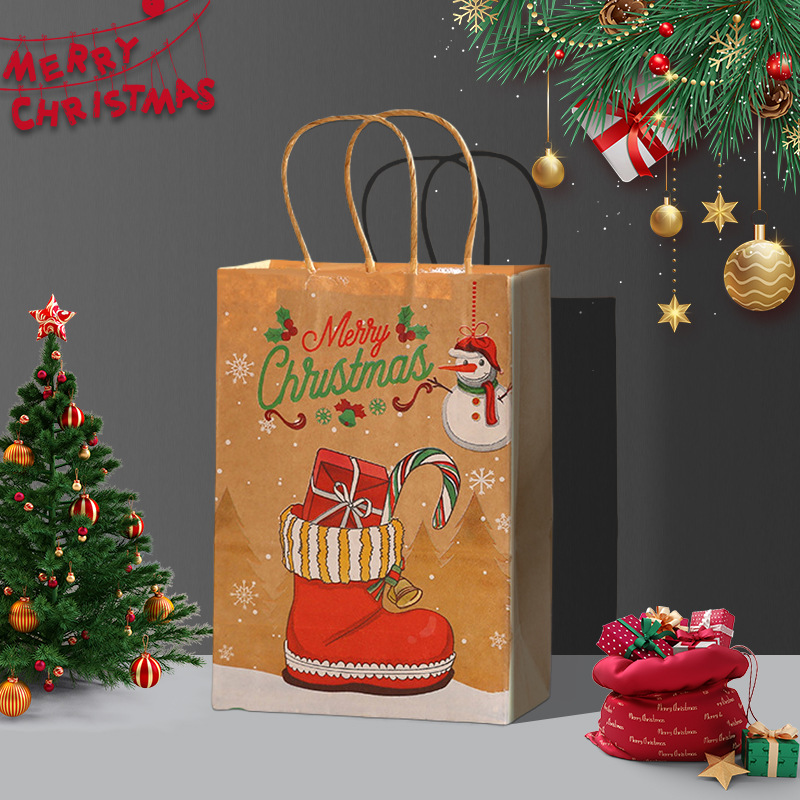 Bottes de Noël-papier kraft-211127cm