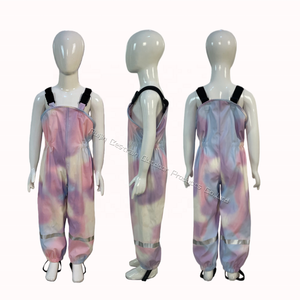 Completo Impermeabile da <span class=keywords><strong>Bambina</strong></span> con Giacca a Righe Riflettenti e Pantaloni con Cintura - Product Image 4