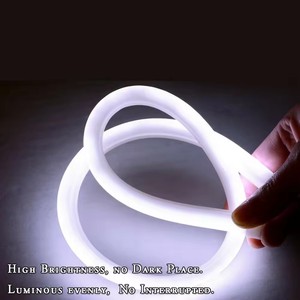 Striscia LED Flessibile 30cm per Auto, Luci Diurne DRL con Indicatore di Direzione, Effetto Occhio d'Angelo, Bianco e Ambra - Product Image 4