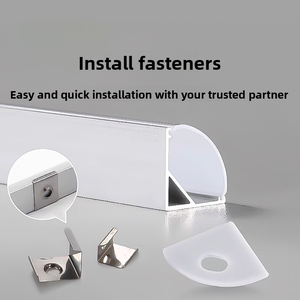 Luz Lineal LED de Aluminio para Techo Empotrado, Luz Lineal para Ranura en Forma de U, Perfil Triangular de Aleación de Aluminio, Negro Blanco IP55 - Product Image 3