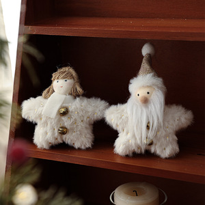 Hot-Selling New White Plush Doll Toy Cute Christmas <b>Tree</b> Hanging Decoration Ornament for Festive Decorations - Product Image 3