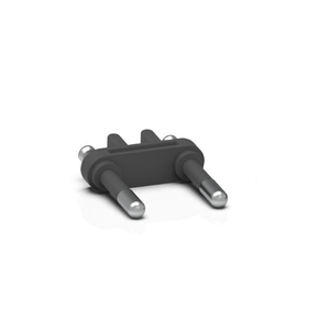 Enchufe italiano hoja negro/blanco PBT plástico 250V 10A adaptador de cable de alimentación de CA <span class=keywords><strong>INSTER</strong></span> 2 pin Hueco/sólido CEI 23-57 - Product Image 6
