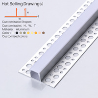 DECORTRIM Profilé d'Extrusion LED en Alliage d'Aluminium 6063 Usine Personnalisée