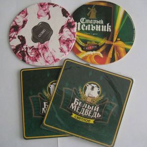 แผ่นรองแก้วกาแฟและเบียร์แบบกำหนดเอง พิมพ์ลายได้ ทำจากเยื่อกระดาษดูดซับ - Product Image 2