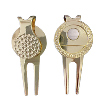 Outil de réparation de golf en métal de haute qualité SY, type clip personnalisé, pour golfeurs