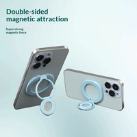 Nouveau support de téléphone magnétique double face et compatible avec le support de bureau multifonctionnel et l'anneau de maintien