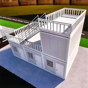 Luxus 20Ft Fertighaus 40Ft Vorgefertigte ausziehbare Faltung Winziges Haus <span class=keywords><strong>3</strong></span> <span class=keywords><strong>2</strong></span> Schlafzimmer Erweiterbare Container haus Container häuser China - Product Image 2