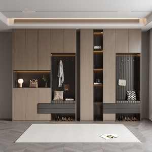 Modern, Minimalist, Large-capacity Shoe Cabinet, Vertical Multi-layer <strong>Storage</strong> <strong>Unit</strong> for Large <strong>Halls</strong>. - Product Image 1