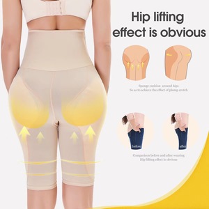 Faja Moldeadora de Cintura Alta para Mujer, Panty Acolchado con Realce de Glúteos y Cadera, Faja Levanta Glúteos, Shorts de Control - Product Image 2
