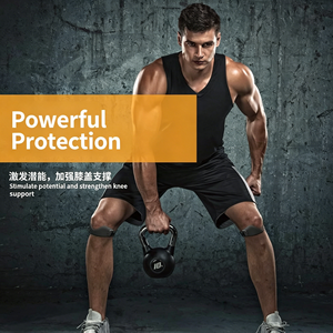 Sangle de genou en silicone réglable pour soulager la douleur au genou, support rotulien professionnel pour la <span class=keywords><strong>course</strong></span>, le basketball, la randonnée et la gym - Product Image 5