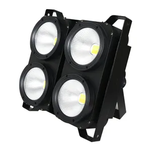 HUINENG 4 Eyes Cool White/Warm White COB Blinder 4 100W LED COB Blinder Par Light For Theater Studio Night Club