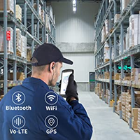 Terminal de Recolección de Datos PDA Portátil DT50 de 5.7 Pulgadas, Escáner de Código de Barras, Lector NFC RFID, Imager 1D/2D, GPS, Clasificación IP65, Android