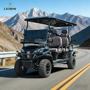 High Performance 6 Seater Street Off Road Lithium <b>Battery</b> Club Car Equipped with <b>72V</b> Powerful Motor for Community - Product Image 1