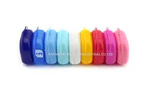 Verschiedene farbe Kieferorthopädische Dental Retainer Fall Falsche Zähne Retainer Box Kunststoff Prothese Box mit löcher