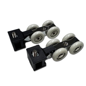 Roulette silencieuse Kaishengxi à insertion pour porte coulissante, pour rail supérieur de placard et de cuisine - Product Image 2