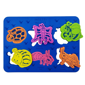Rompecabezas de <span class=keywords><strong>Espuma</strong></span> EVA con Imágenes de Insectos Milagrosos: Mariquita, Hormiga, Abeja, Mariposa, Cigarra, Caracol, Regalo Educativo para Niños - Product Image 4