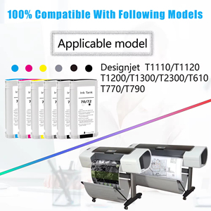 Cartucho de Tinta Compatible con Goosam <span class=keywords><strong>HP</strong></span> 70, Pigmento Completo para Impresoras <span class=keywords><strong>HP</strong></span> Designjet Z2100 Z3100 Z3200 Z5200 Z5400, Modelos HP70 - Product Image 5