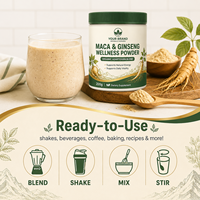 Compléments alimentaires naturels pour l'immunité, booster d'énergie, extrait de racine de maca, ginseng, poudre de boisson pour la santé des adultes, pour l'énergie, OEM/ODM