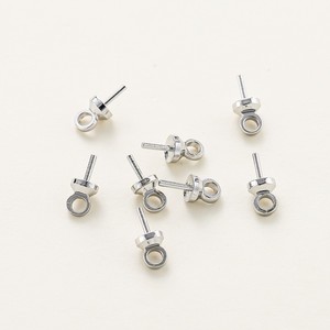 เข็มกลัดทองแดงชุบทอง 18k สำหรับทำต่างหูรูปทรงกลมอุปกรณ์ DIY - Product Image 5