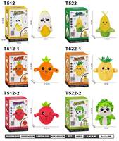 Jouets musicaux électroniques MILI très populaires : Poupées en peluche banane, jouets en peluche sensibles au toucher, pianos à détection de fruits pour enfants