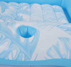 Chaise longue <span class=keywords><strong>de</strong></span> piscine <span class=keywords><strong>de</strong></span> bronzage gonflable Baignoire flottante Radeau <span class=keywords><strong>de</strong></span> salon <span class=keywords><strong>de</strong></span> piscine, Extra Large Floatie Toys Lit <span class=keywords><strong>de</strong></span> bronzage Piscine gonflable - Product Image 5