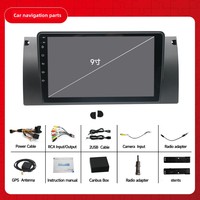 Autoradio pour BMW E53 1999-2005 Carplay Android Auto GPS WiFi 9 pouces Pièces automobiles Radio Android 2 Din